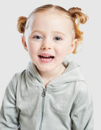 Velour Glitter Full Zip Tracksuit Infant's