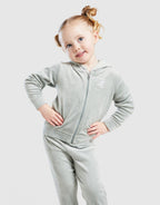 Velour Glitter Full Zip Tracksuit Infant's