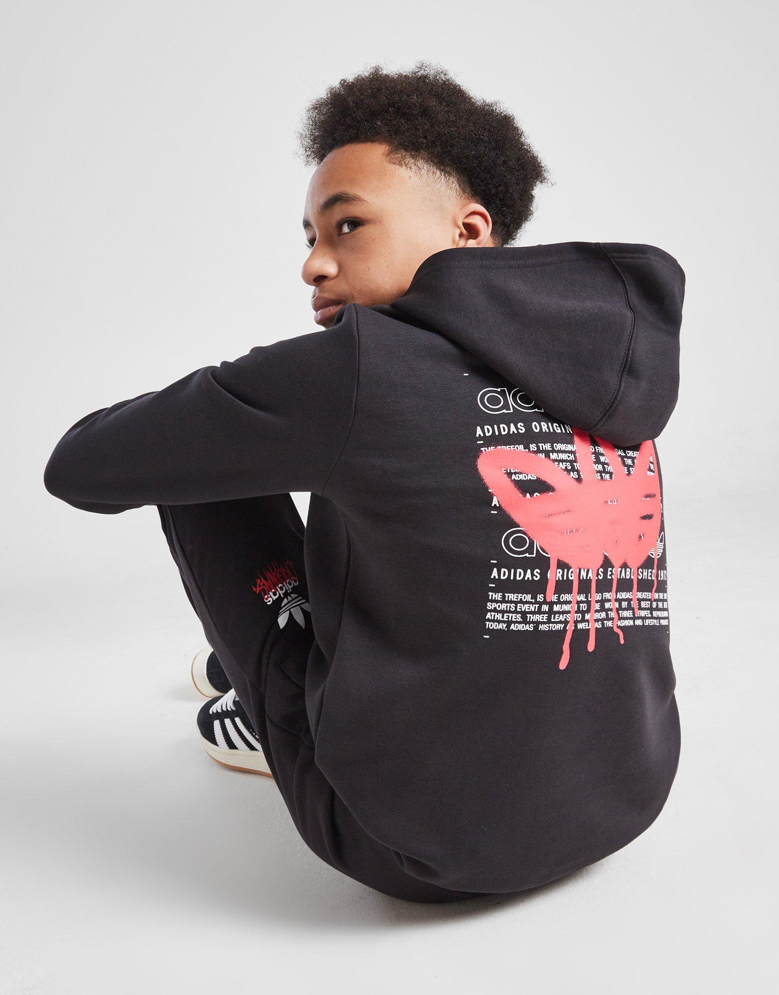 Graffiti Trefoil Hoodie Junior