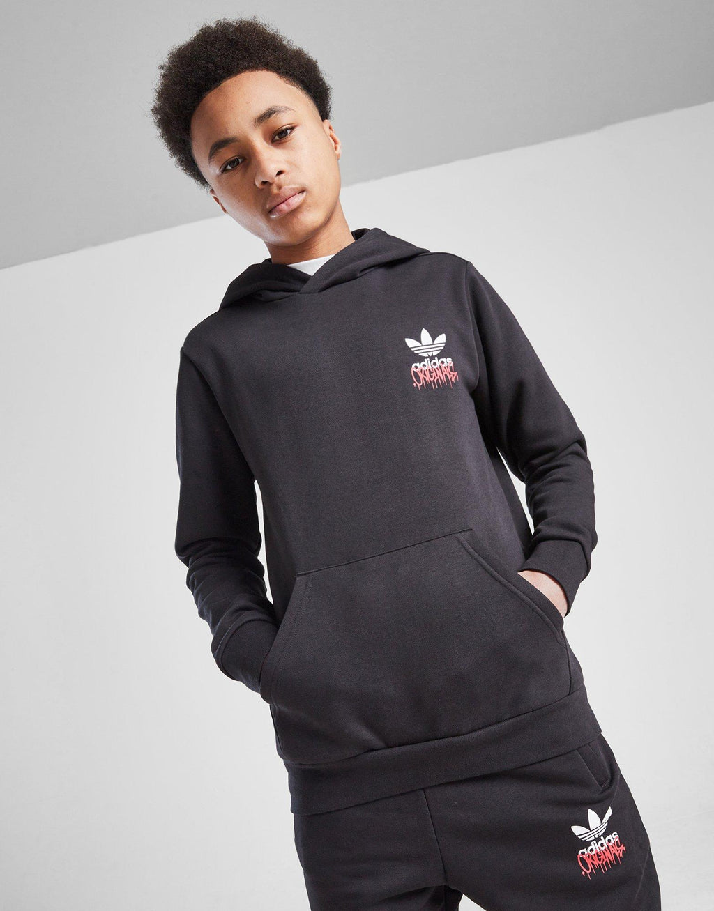 Graffiti Trefoil Hoodie Junior