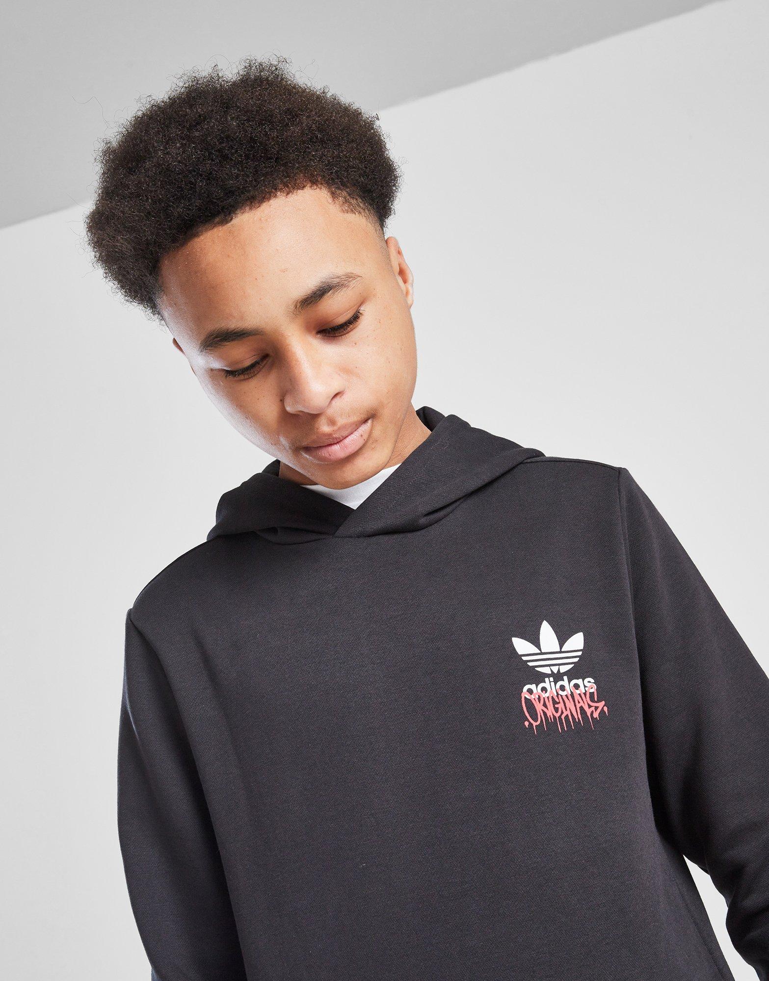 Graffiti Trefoil Hoodie Junior