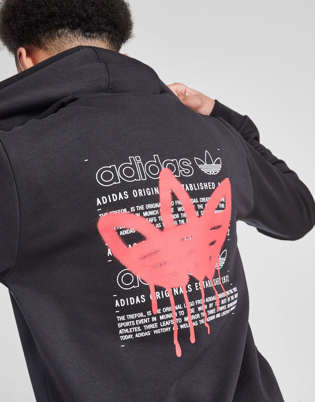 Graffiti Trefoil Hoodie Junior