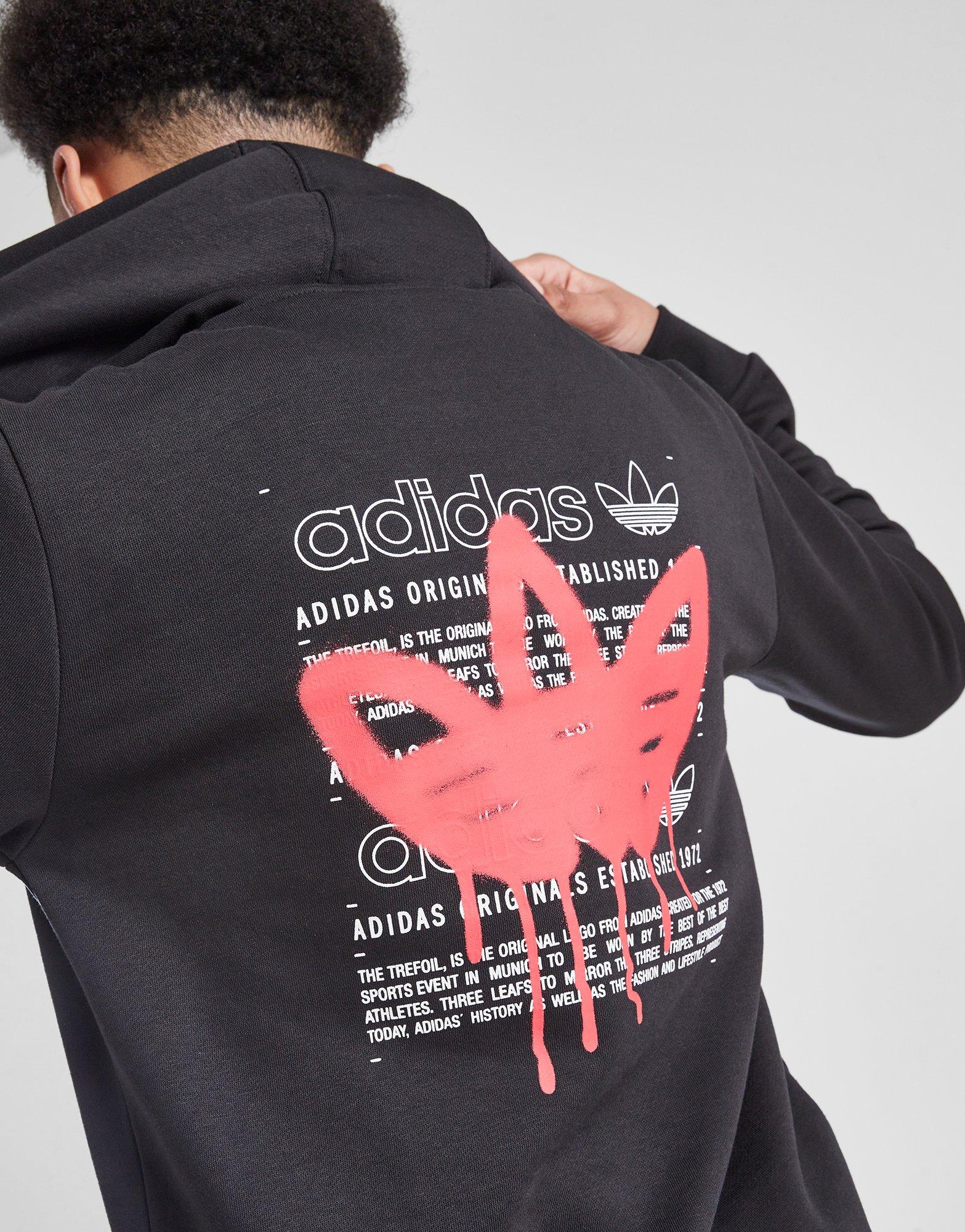Graffiti Trefoil Hoodie Junior