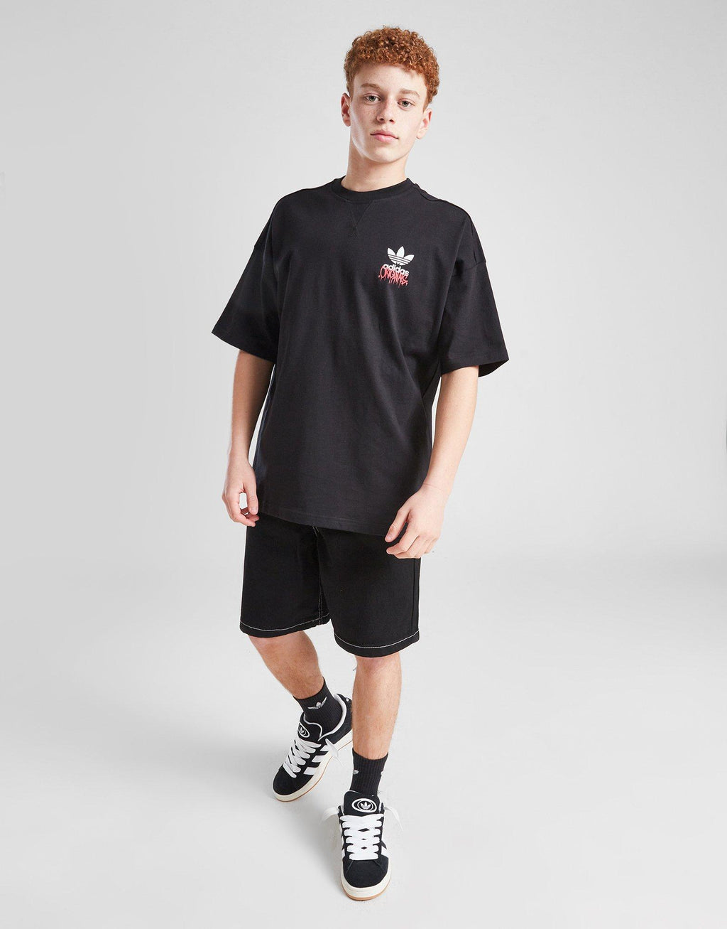 Graffiti Trefoil T-Shirt Junior's