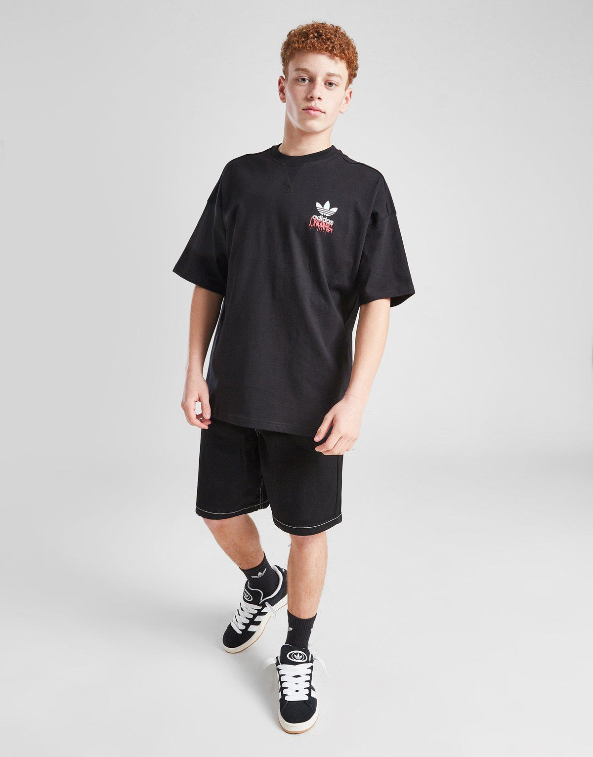 Graffiti Trefoil T-Shirt Junior's