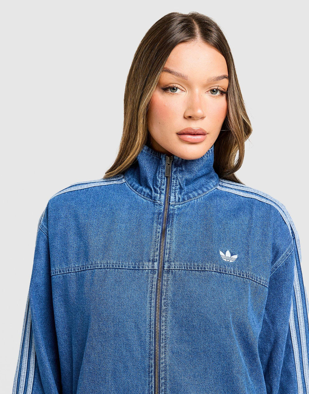 Oversized Denim Firebird Track Top