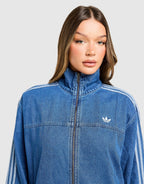 Oversized Denim Firebird Track Top