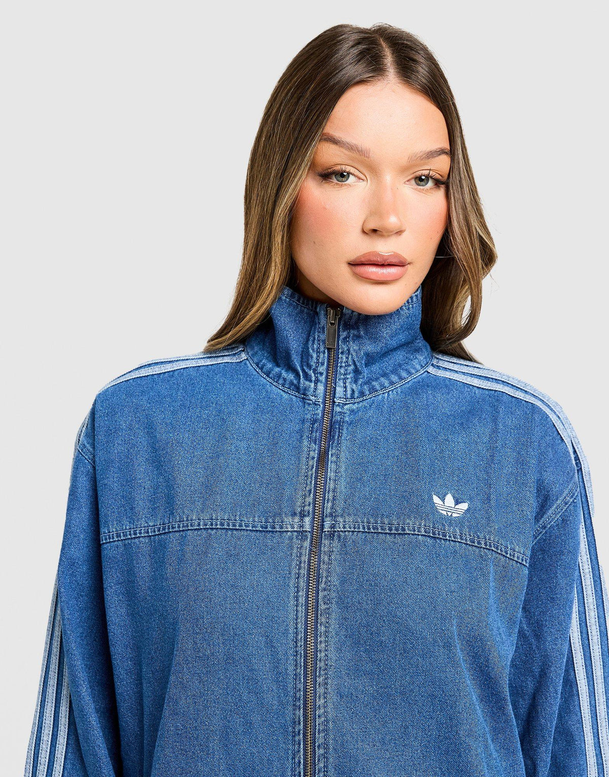 Oversized Denim Firebird Track Top
