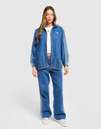 Oversized Denim Firebird Track Top