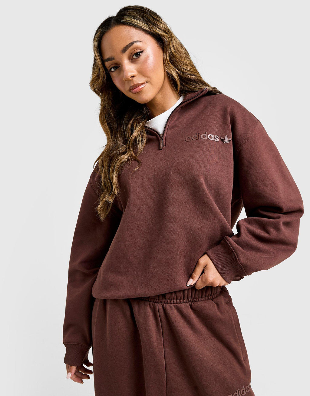 Essential Linear 1/4 Zip Top