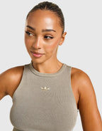 Essentials Washed Rib Crop Top
