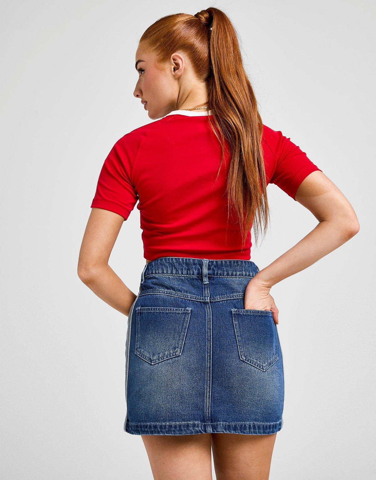 Denim Mini Skirt