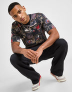 All Over Print Graphic Print T-Shirt