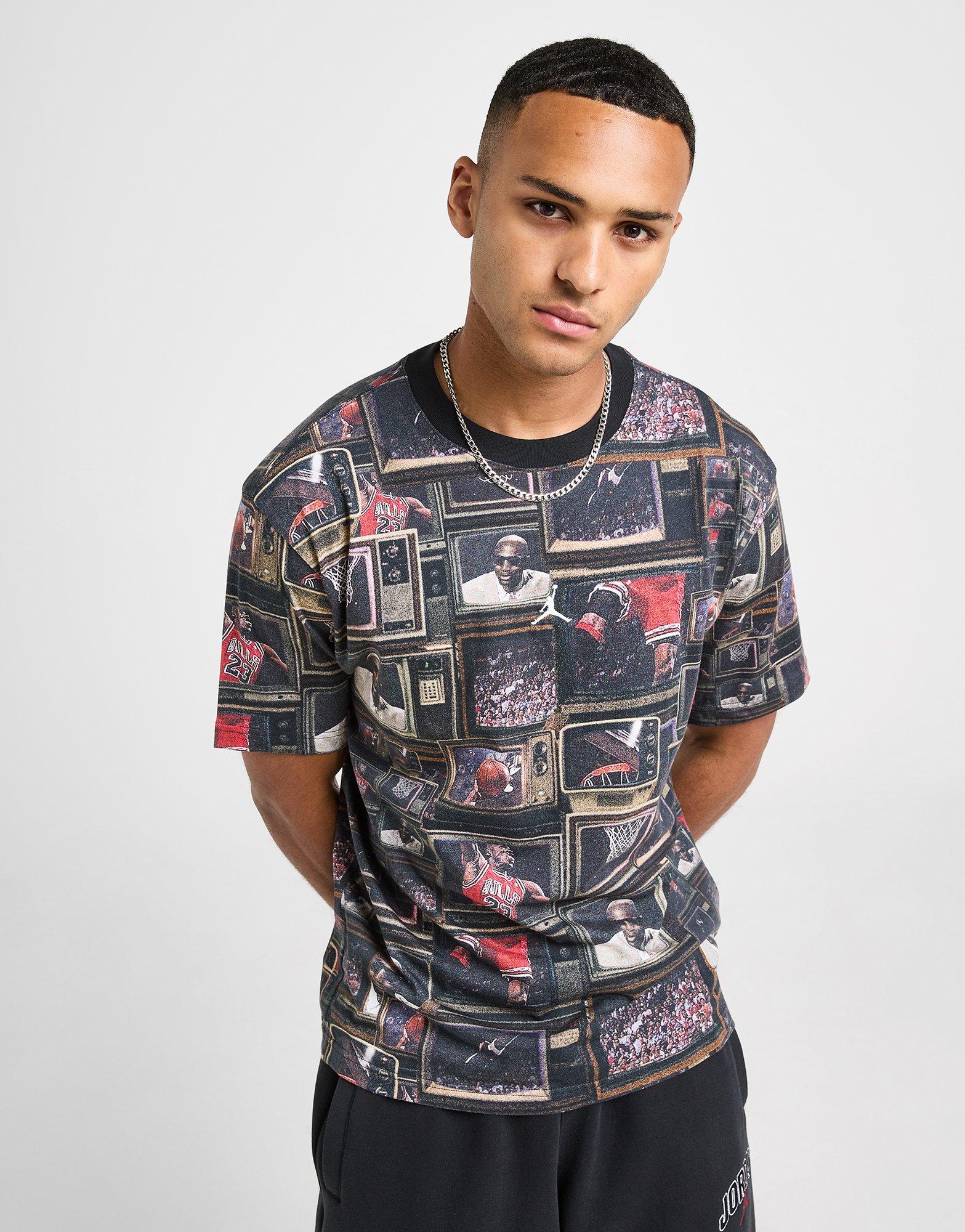 All Over Print Graphic Print T-Shirt