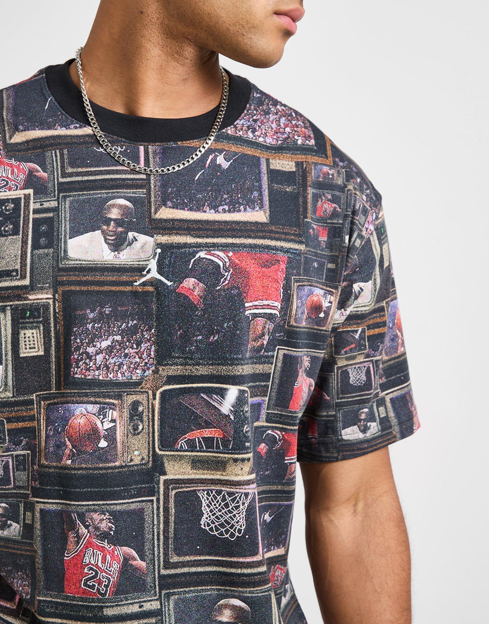All Over Print Graphic Print T-Shirt
