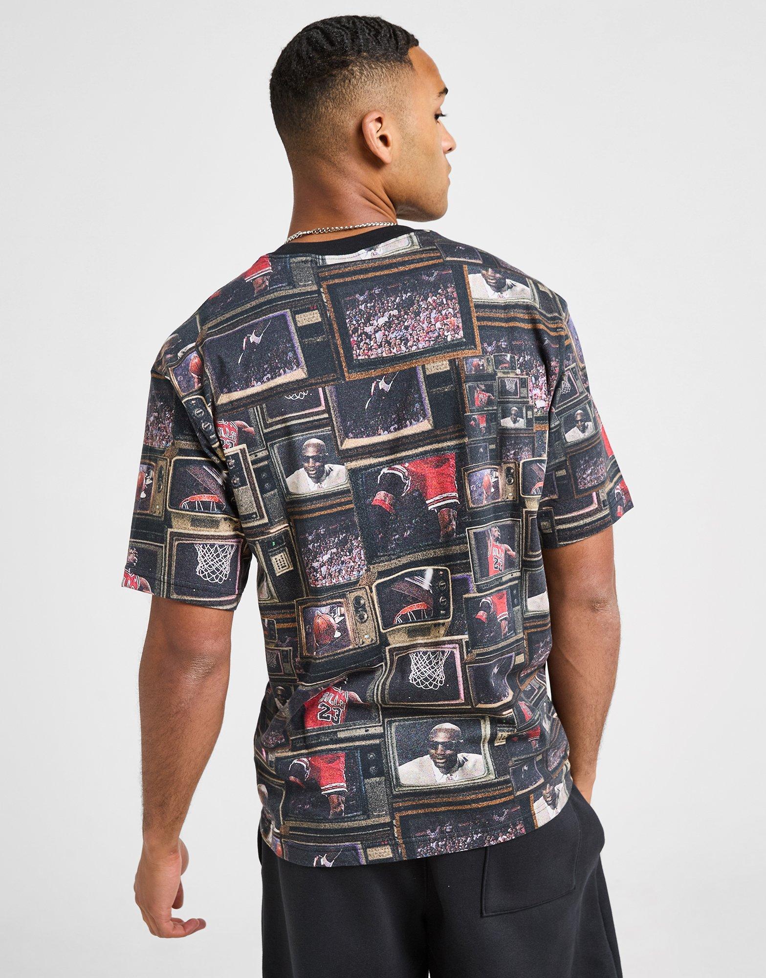 All Over Print Graphic Print T-Shirt