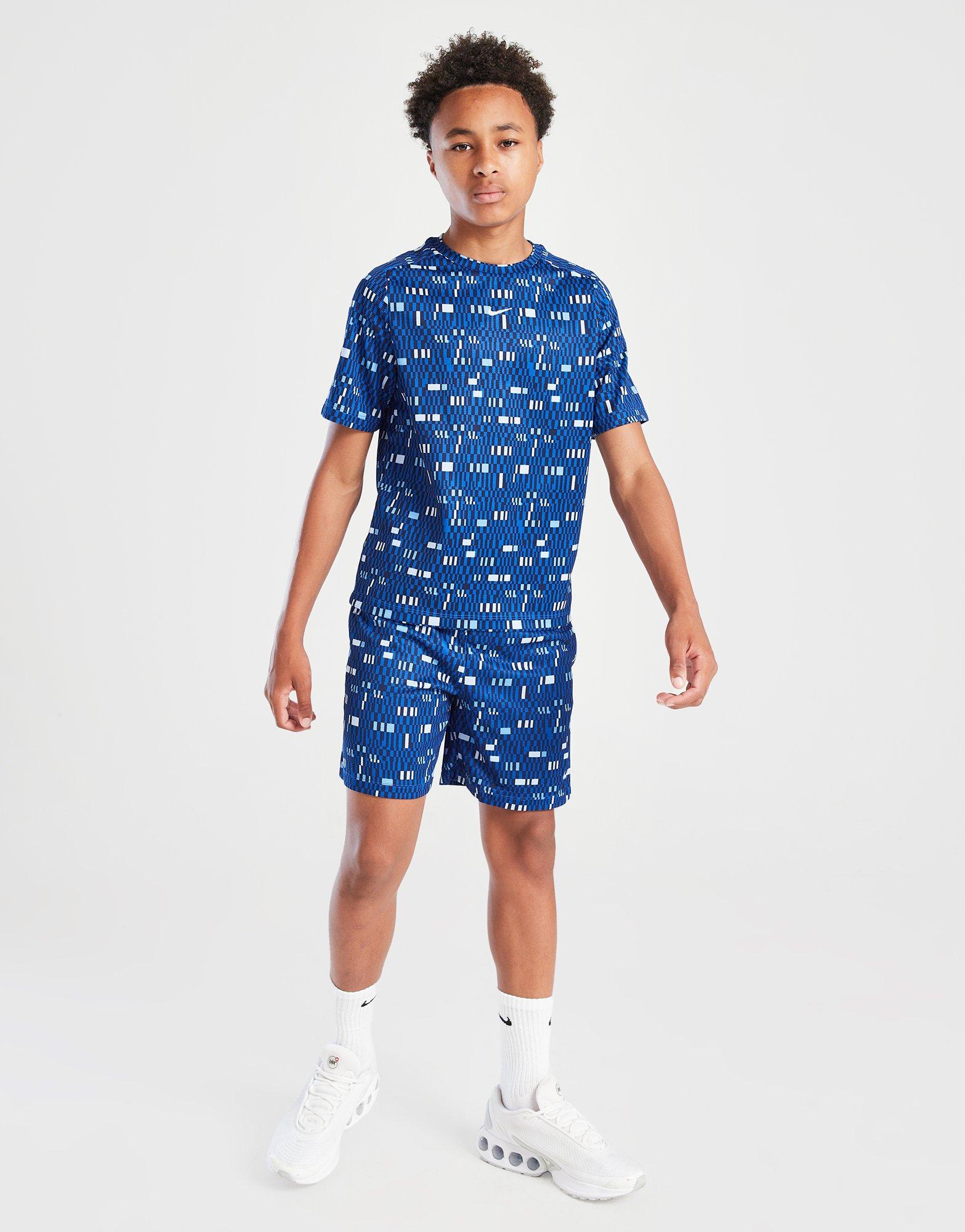 Dri-FIT Geometric All Over Print T-Shirt Junior