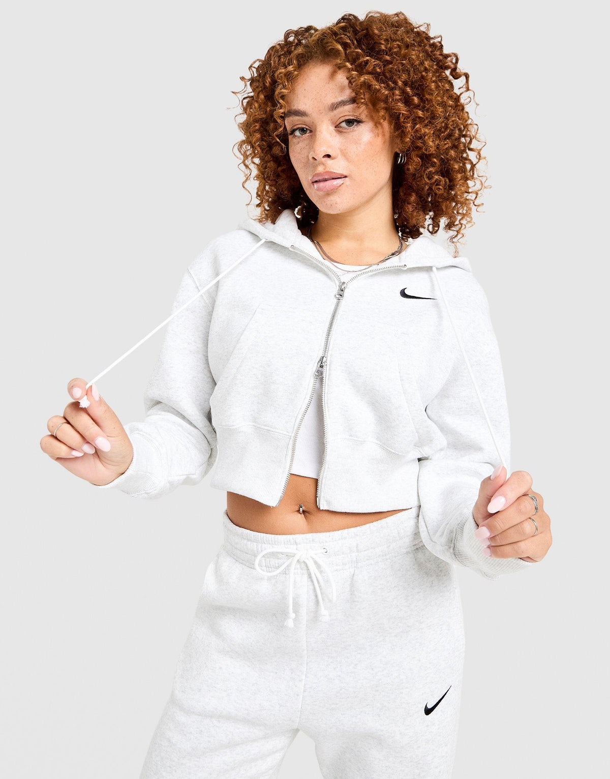 Phoenix Crop Full Zip Hoodie