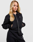 Full-Zip Crop Hoodie