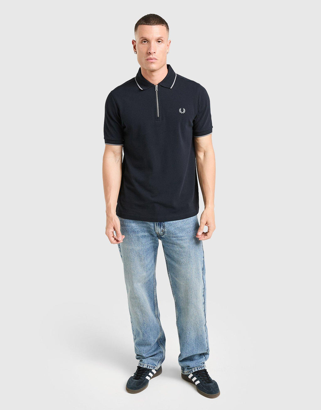 Zipped Polo Shirt