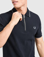 Zipped Polo Shirt