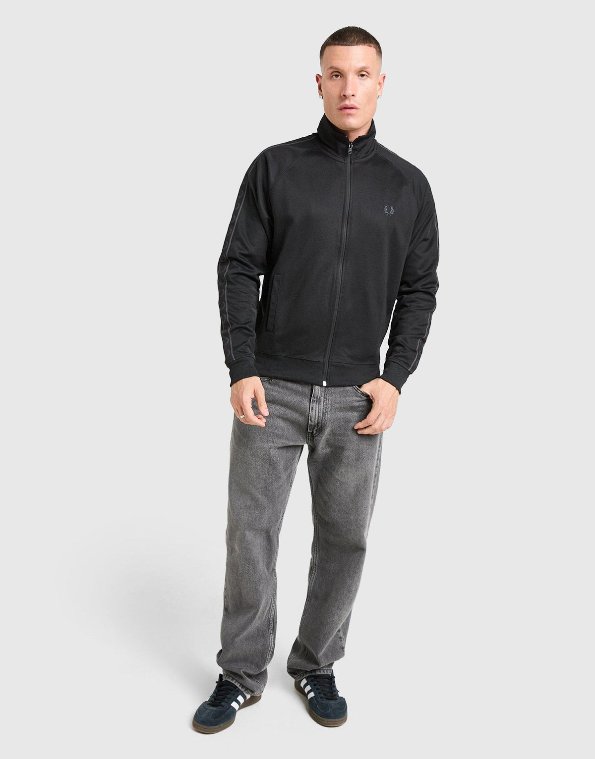 Taped Track Top