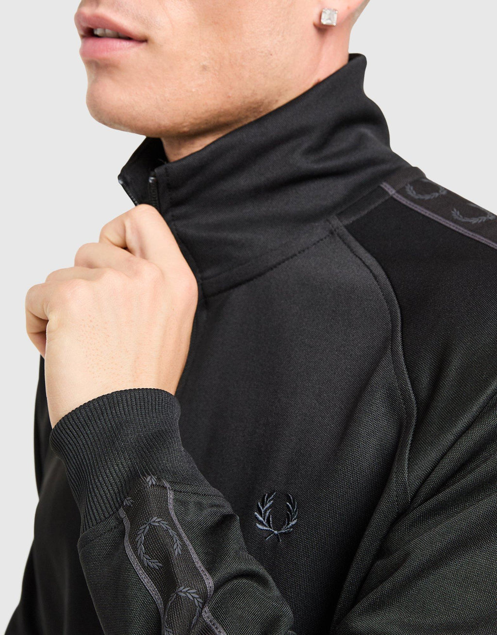 Taped Track Top