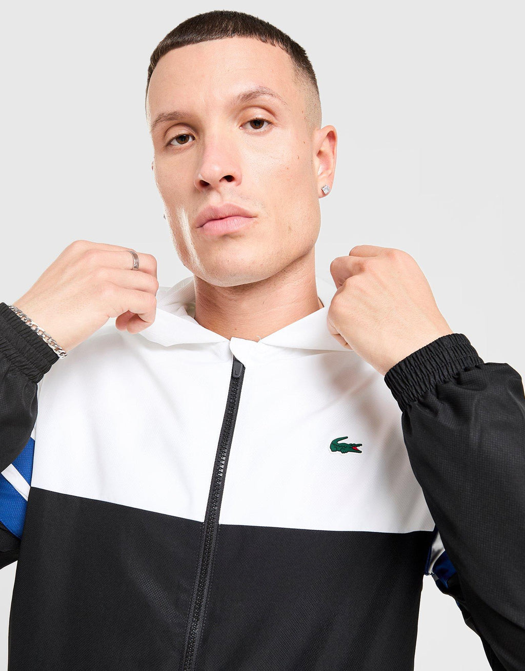 Colour Black Croc Jacket