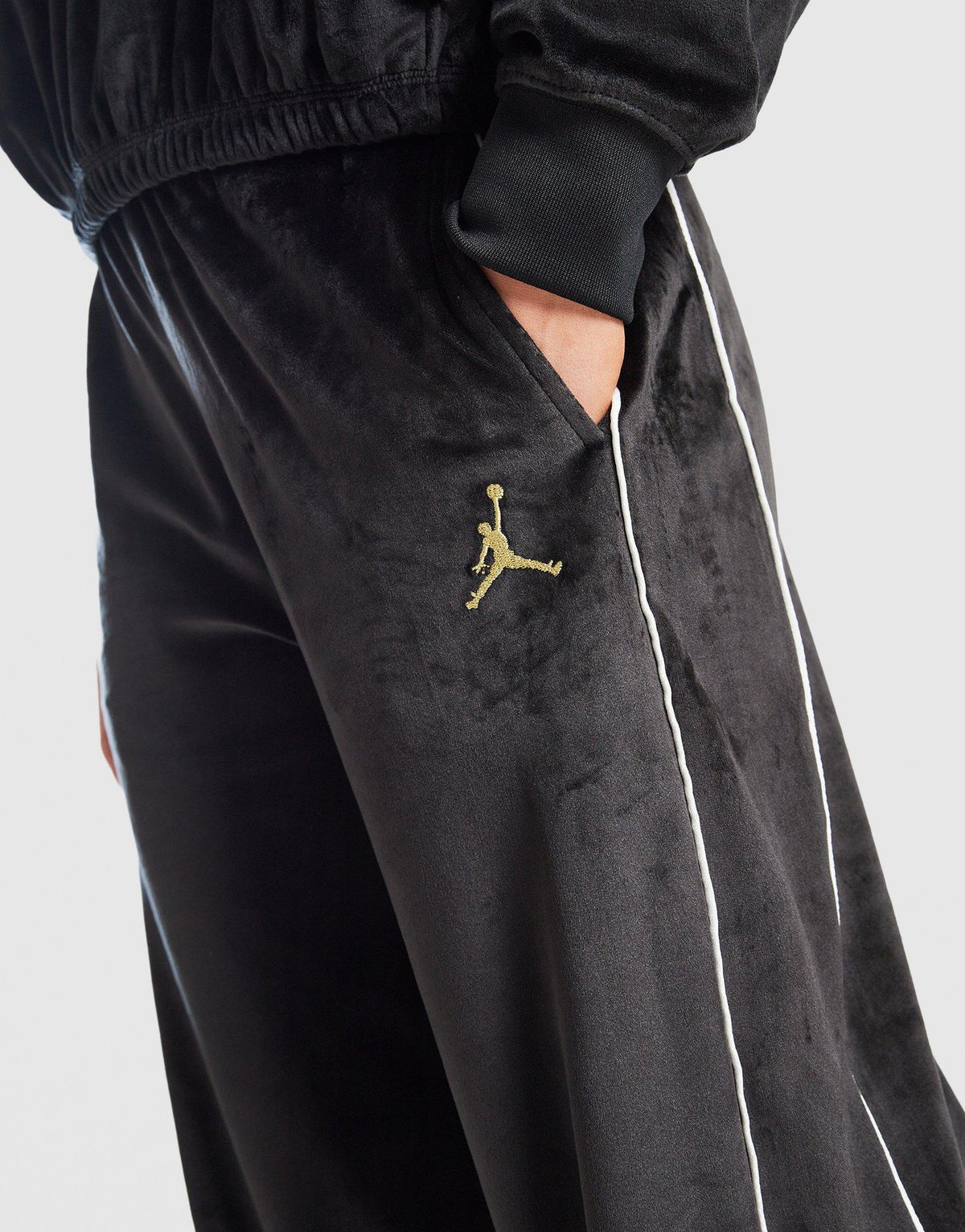 Girls' Velour Wide Leg Joggers Junior