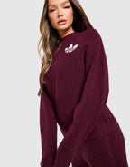 Trefoil Knit Sweatshirt