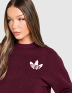 Trefoil Knit Sweatshirt