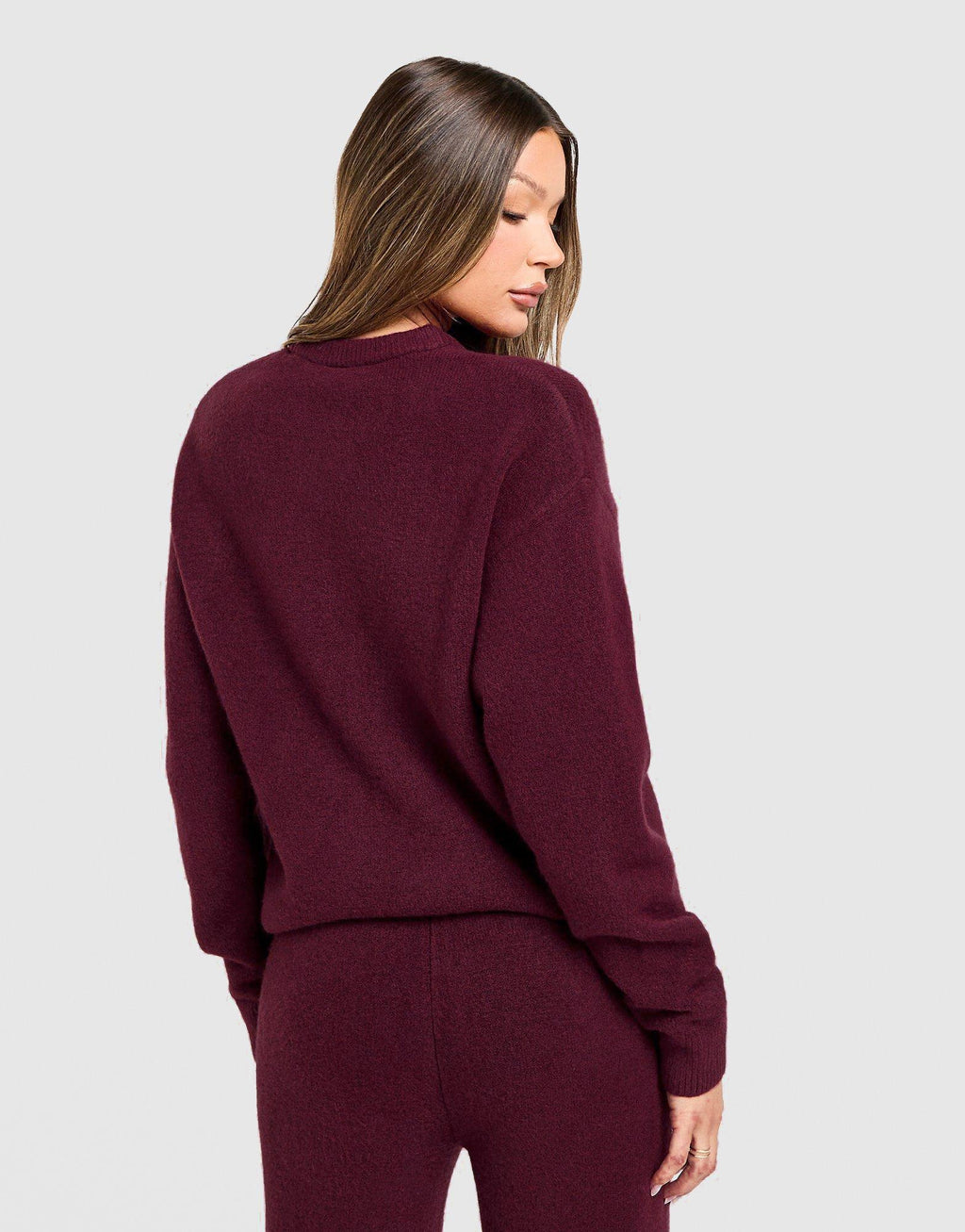 Trefoil Knit Sweatshirt