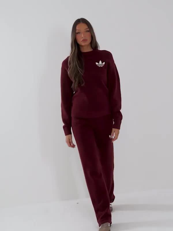 Trefoil Knit Sweatshirt