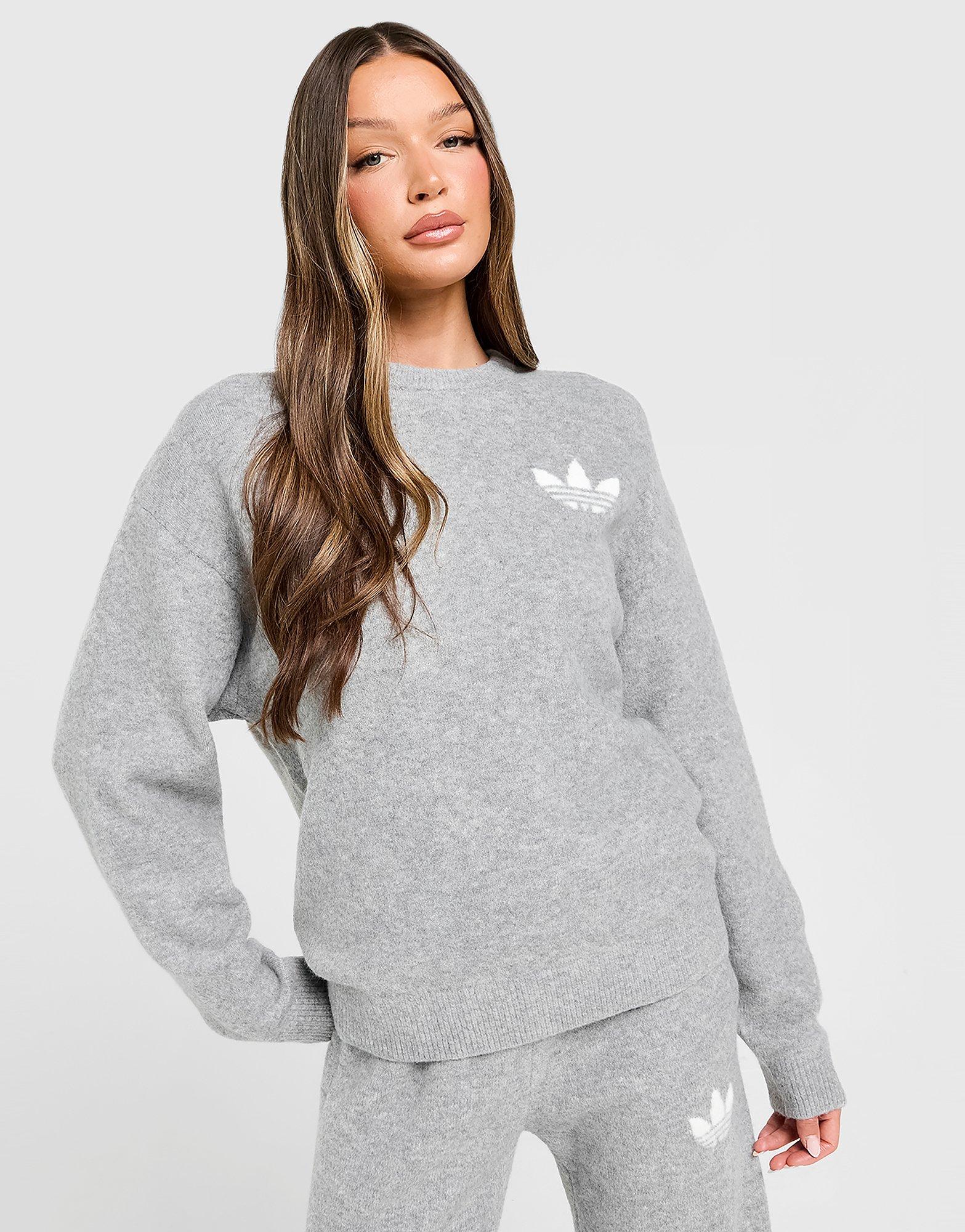 Trefoil Knit Sweatshirt