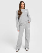 Trefoil Knit Sweatshirt
