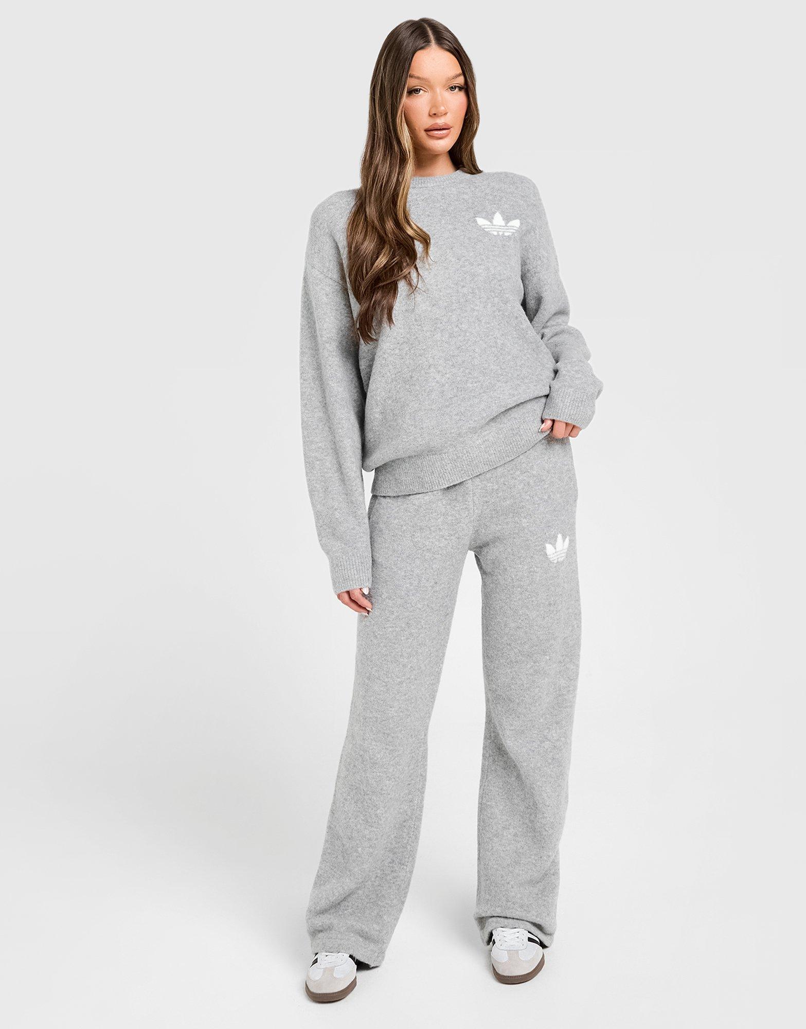 Trefoil Knit Sweatshirt