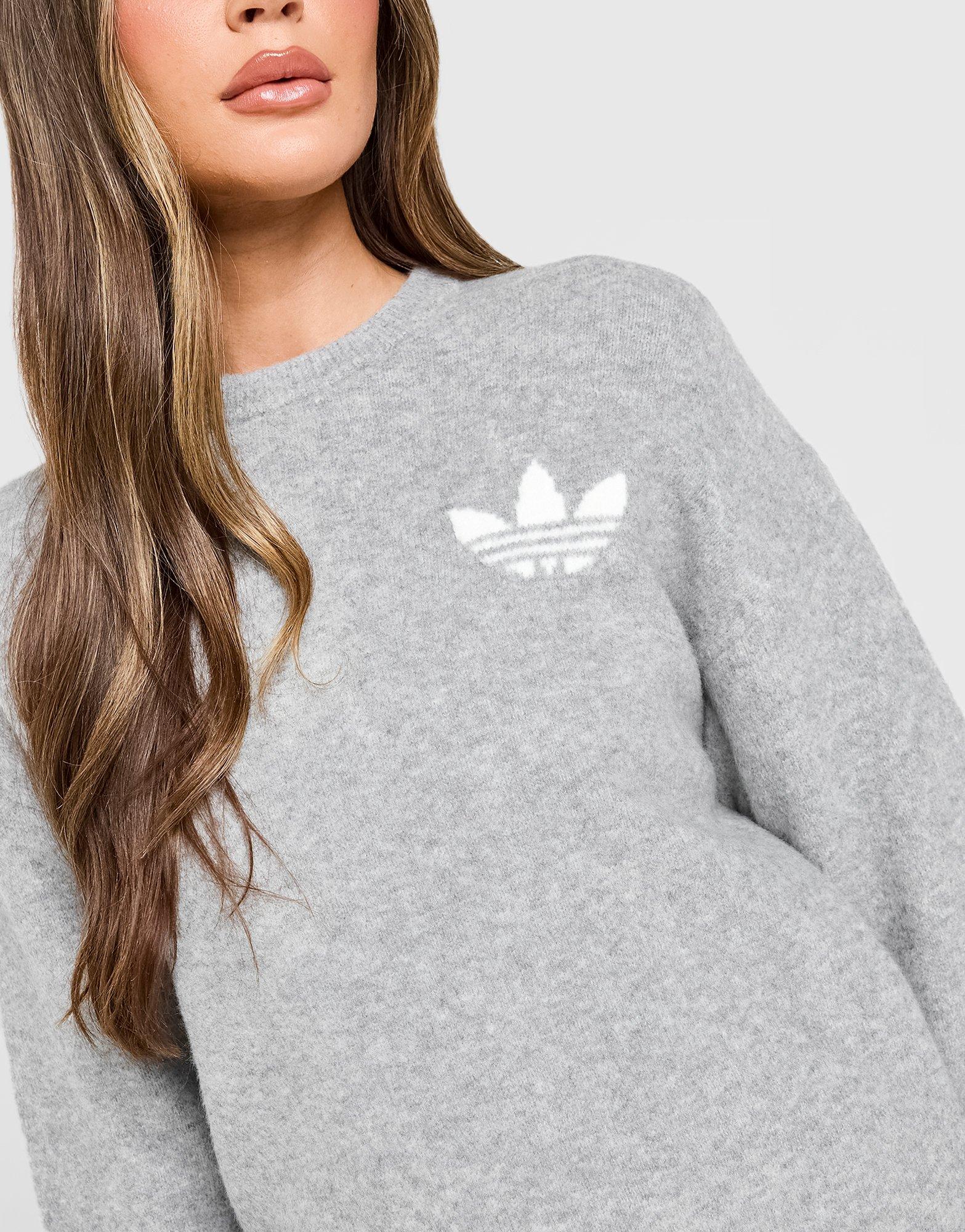 Trefoil Knit Sweatshirt
