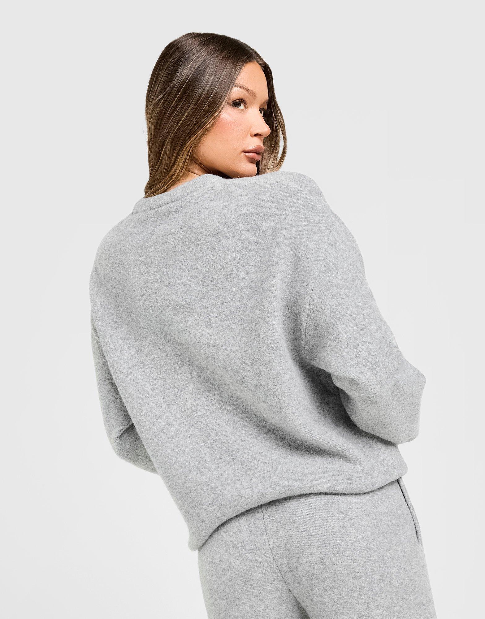 Trefoil Knit Sweatshirt