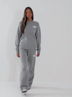 Trefoil Knit Sweatshirt