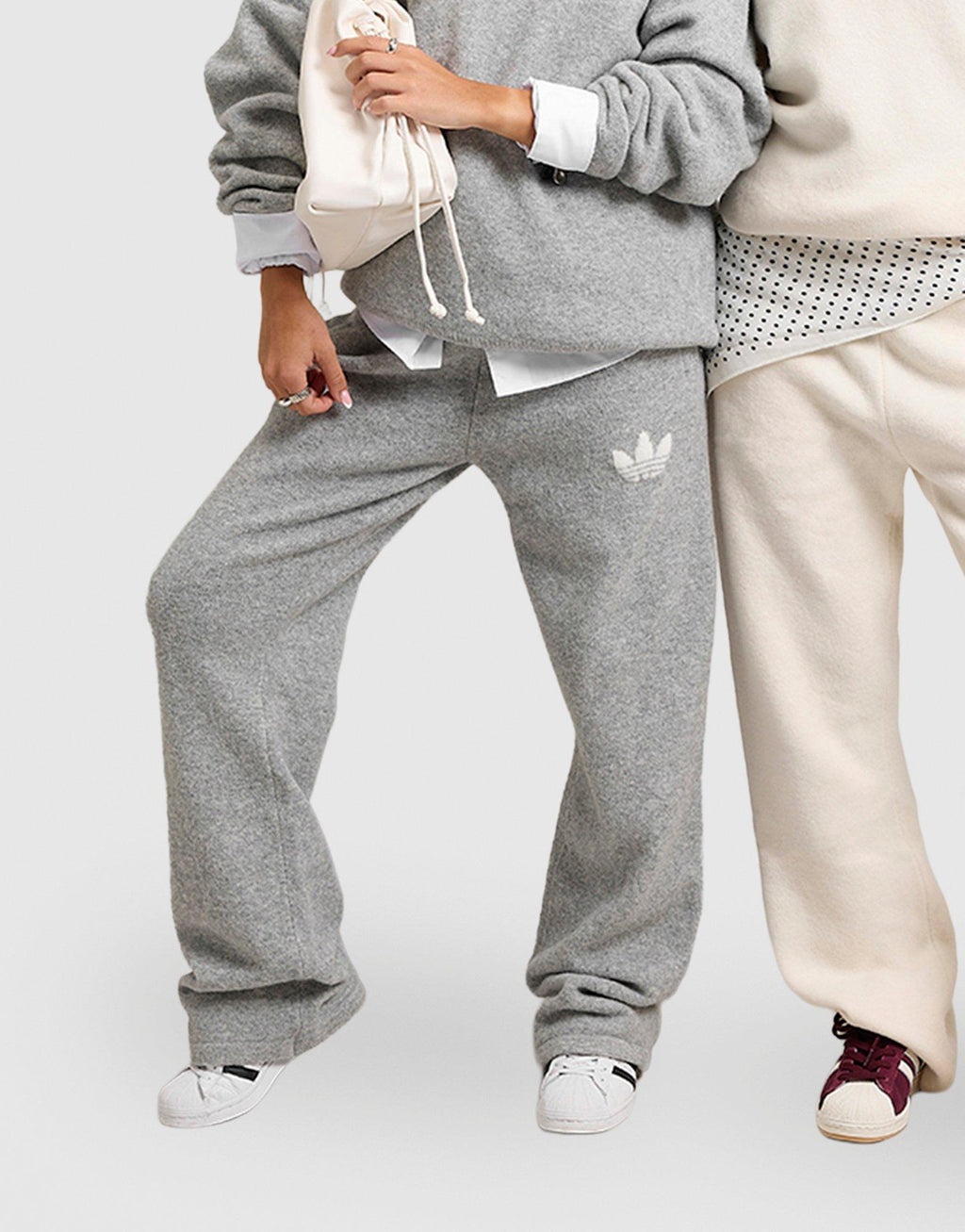 Trefoil Knit Track Pants