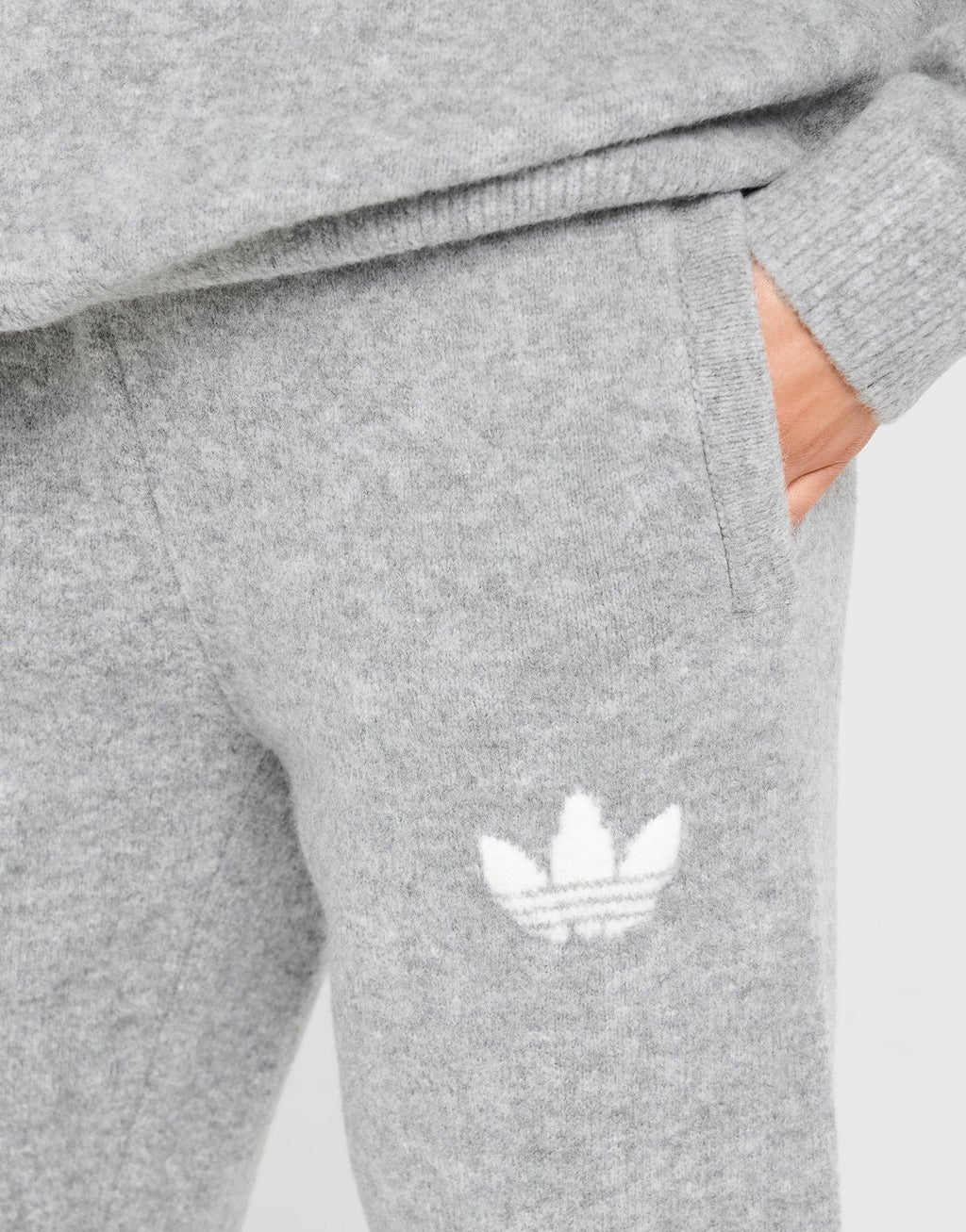 Trefoil Knit Track Pants