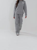 Trefoil Knit Track Pants