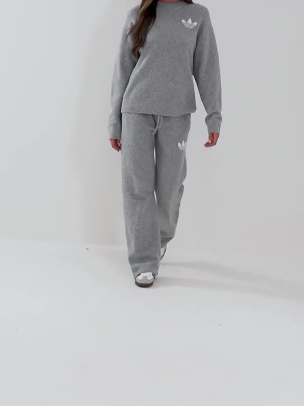 Trefoil Knit Track Pants