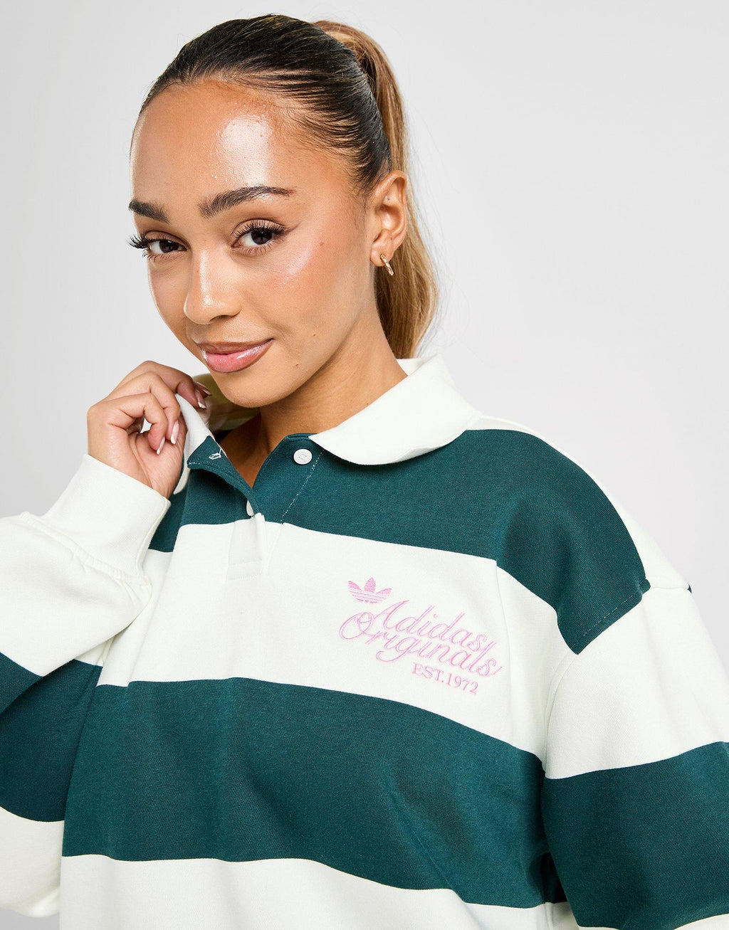 Stripe Rugby Sweatshirt