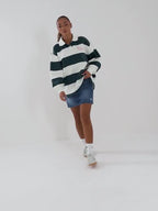 Stripe Rugby Sweatshirt