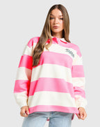 Stripe Rugby Sweatshirt