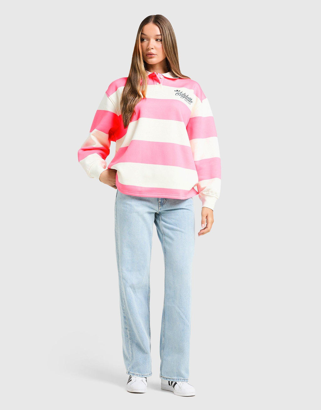 Stripe Rugby Sweatshirt