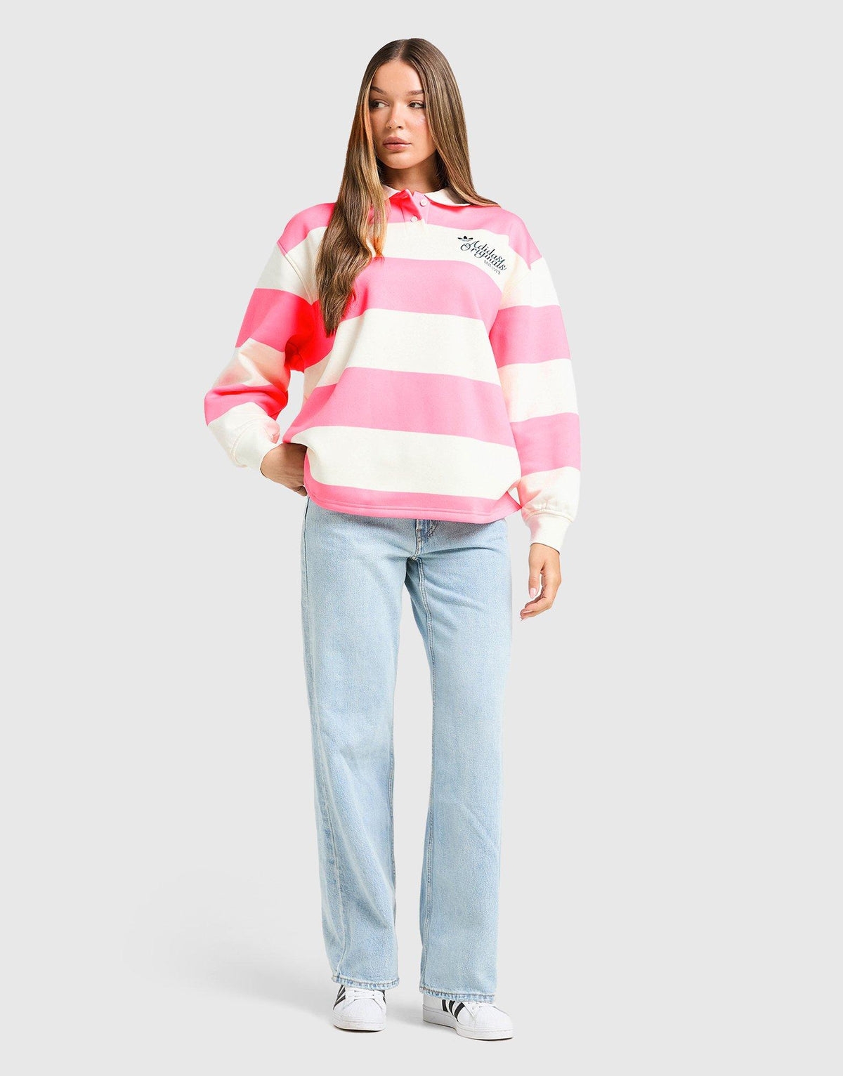 Stripe Rugby Sweatshirt