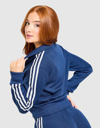 Firebird Knitted Crochet Track Top