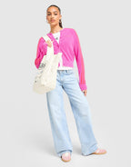 3-Stripes Knit Cardigan